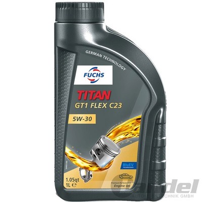 1 L FUCHS TITAN GT1 FLEX C23 FLEX23 5W-30 MOTORÖL passend für BMW LL04 MB 229.51