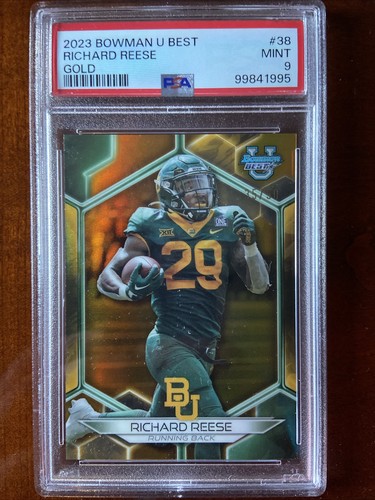 Cards Rich Rteese 2023 Bowman's Best University - Richard Reese #38 Gold Refractor /50 ...