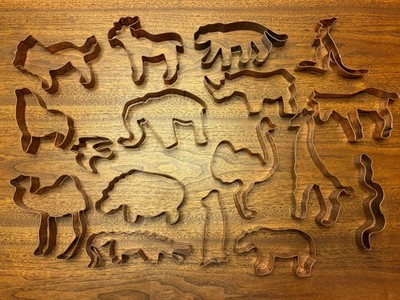 17 Vintage Martha Stewart Noah s Ark Copper Cookie Cutters