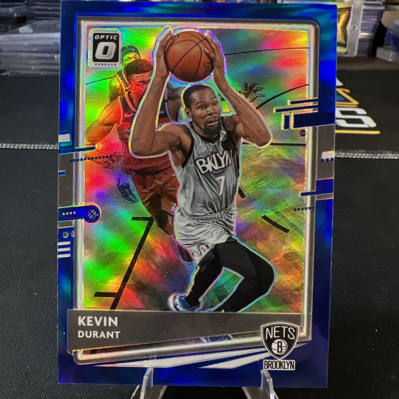 2020-21 Panini Donruss Optic - Kevin Durant #136 Blue Prizm /59