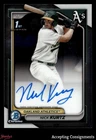 2024 Bowman Chrome Draft Autographs Nick Kurtz 1st ROOKIE AUTO ATHLETICS