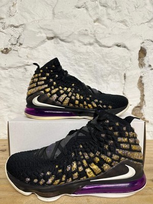 Nike LeBron 17 'Lakers' Men's Size 10.5 Pre-owned Sneakers BQ3177
