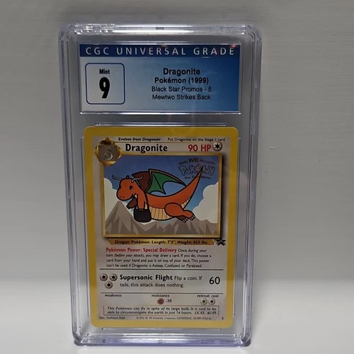 Pokémon Dragonite CGC 9 Wotc Promo 05/53 Regular 1999 Movie Promo Card