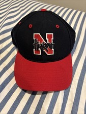 Vintage Puma Nebraska Cornhuskers Script Logo Adjustable Hat Cap - MAKE OFFER 👀
