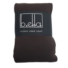 Fleece Lined Tights Espresso Brown SMALL B.ella Thermo Italy Winter Warm Hosiery