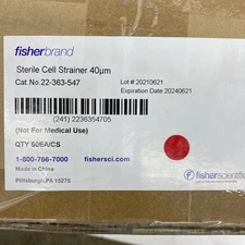 Fisherbrand 22-363-547 Sterile Cell Strainers 40 μm (Case of 50) No. 22-363-547