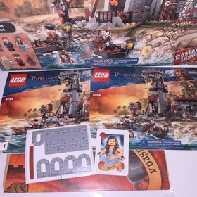 LEGO Pirates Caribbean Whitecap Bay 4194 Complete Set Box Minifigures 746 Pieces