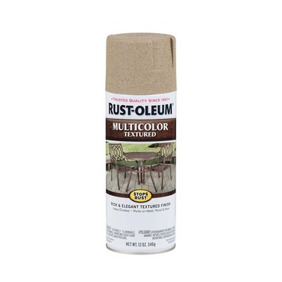 Rust Oleum 223524 12Oz Desert Bisque Textured Spray Paint Indoor Outdoor Use