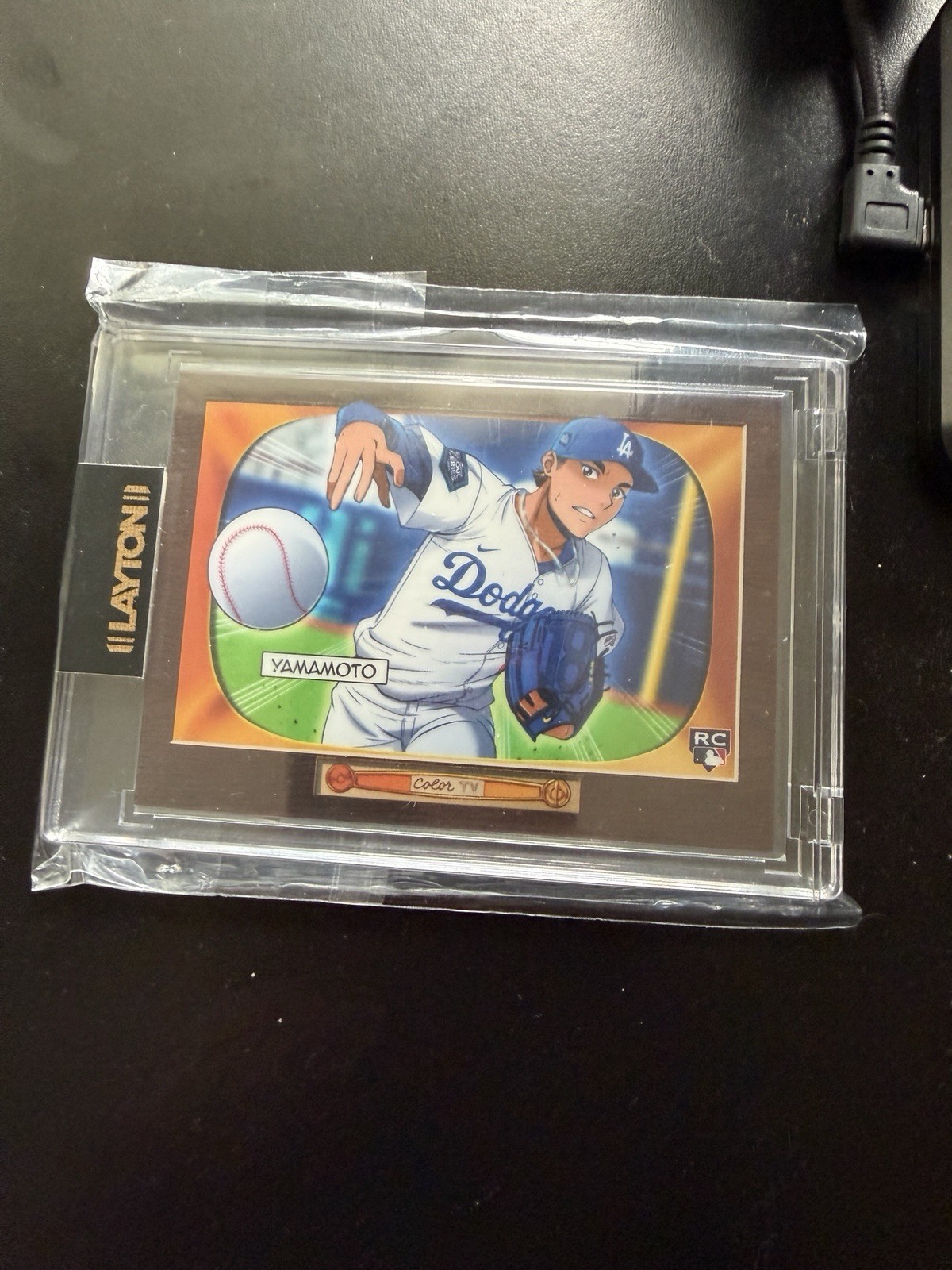 Yoshinobu Yamamoto 2024 Bowman's Best 1955 Bowman Anime SSP #BA-16 (RC) Dodgers