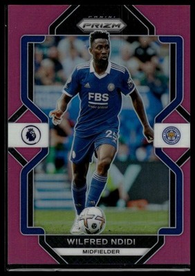 2022-23 Panini Prizm Premier League #93 Wilfred Ndidi Prizms Pink #/199 SN