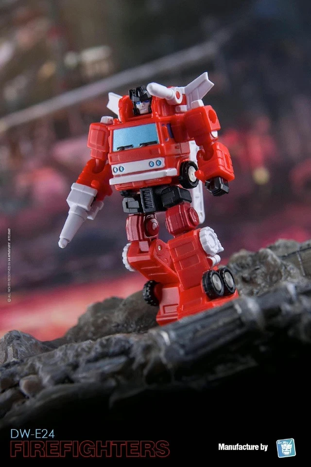 Reissue！DR.WU DW-E24 Firefighters MINI Inferno Pocket Toys Action Figure 5.5cm - Image 4 of 4