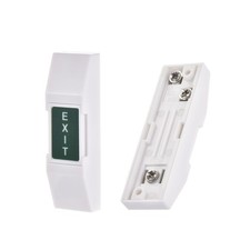 4Pcs Button Release Switch Door Access Control System 76mmx23mm 12V 3A White DIY