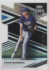 2020 Panini Elite Extra Edition 203rd Decade Die-Cut /203 Stevie Emanuels 0b43