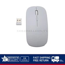 For Apple Mac Macbook Pro Air PC 2.4GHz USB Wireless Optical Mouse Mice White