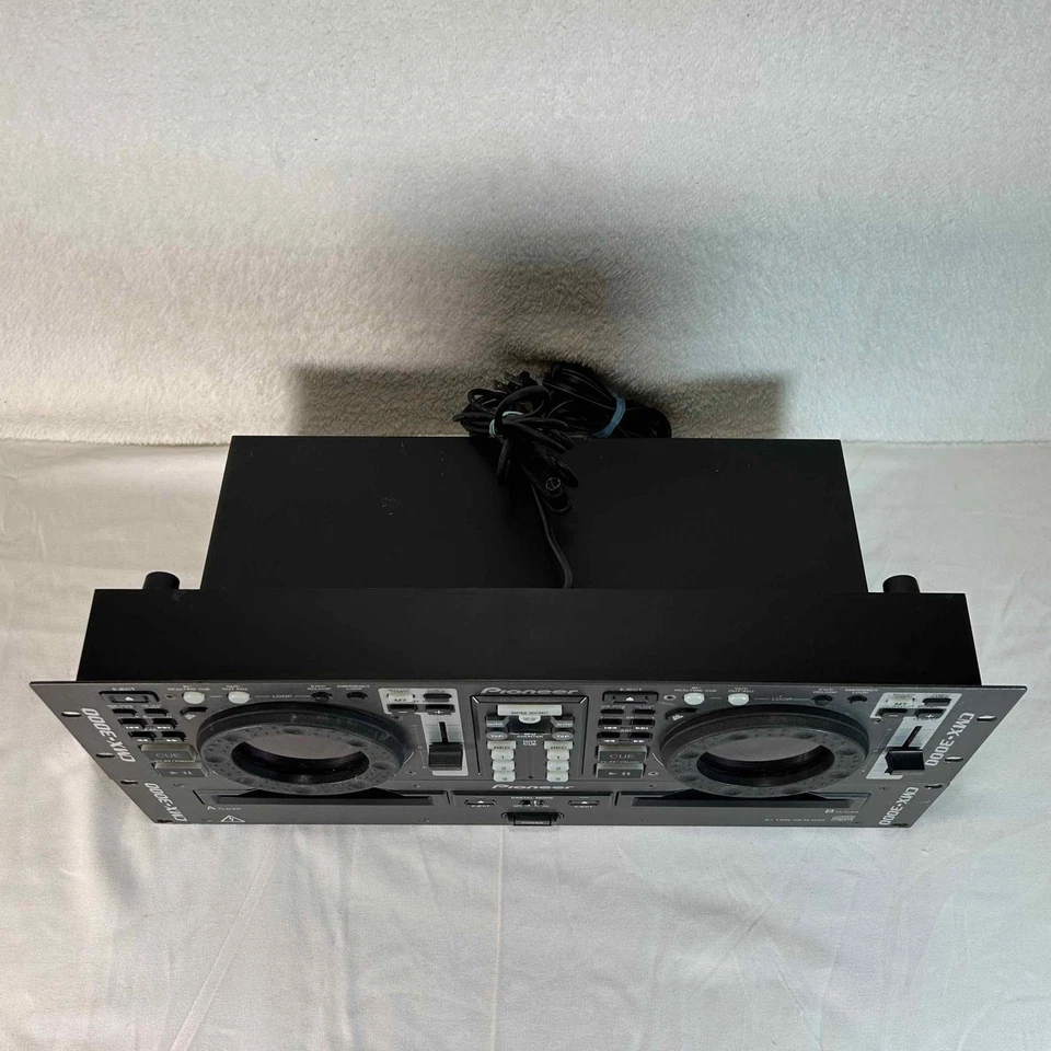 Reproductor de CD doble Pioneer CMX 3000 DJ montaje en rack con control remoto CU V183 Foto 4 de 4