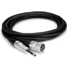 Hosa Technology Balanced 1/4" TRS Male to 3-Pin XLR Male Audio Cable, 30'