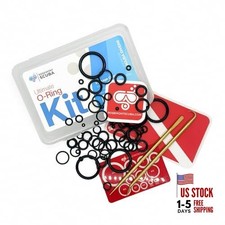 Ultimate O-Ring Kit: 60 FKM/Viton O-Rings in Scuba Nitrox - FKM/Viton, Brass
