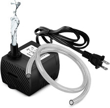 95GPH 5W Mini Submersible Water Pump with 3.3 Ft Tubing for Aquarium Fish Tank,