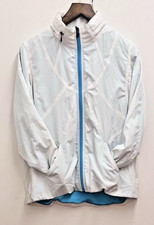 Kydan Lightweight Zip Jacket Windbreaker Grey Blue Men  s Size L