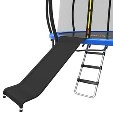 Trampoline Ladder and Slide Kit - Universal 3 Steps Stair Slide with Buffer, ...