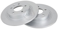 2X Bremsscheibe Hinten ABS 18033 FÜR Chevrolet Opel Vauxhall Scheibenbremse