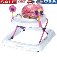 Baby and Toddler Activity Walker with Interactive Toys Removable Toy Bar