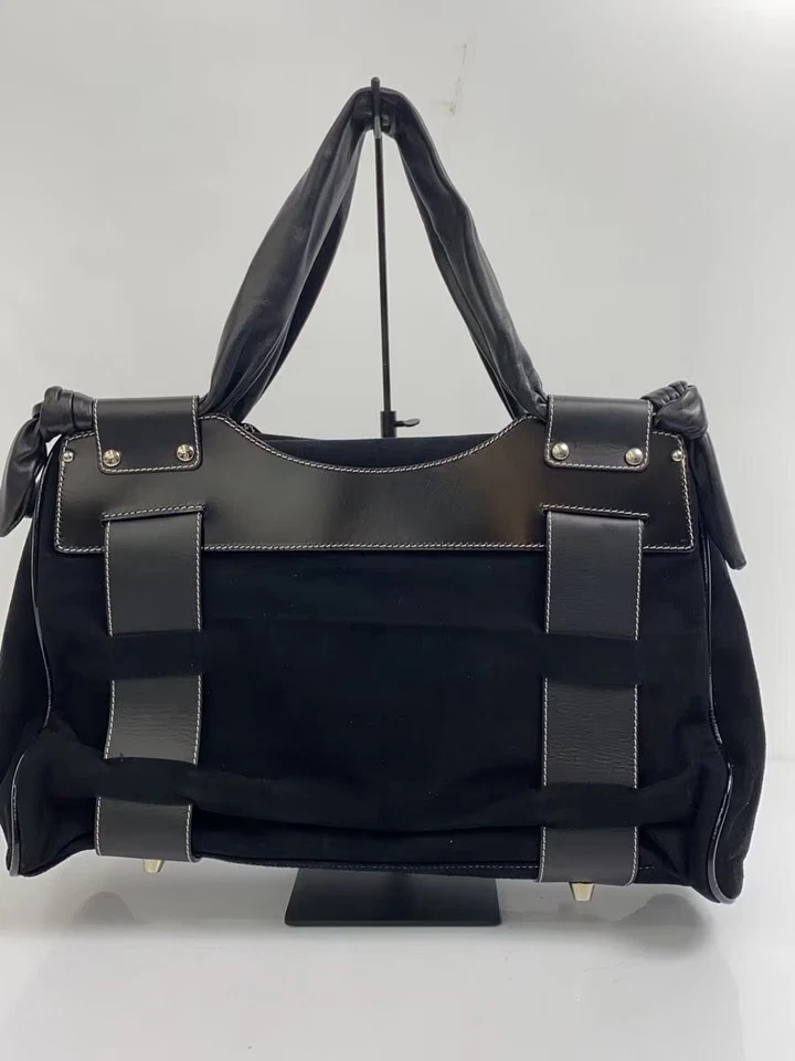 Giuseppe Zanotti Leather Tote Bag in Black - Image 3 of 4