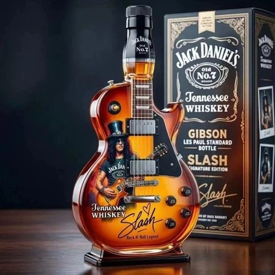 Guitar Whiskey Decanter, Rock Music Liquor Bottle Electric Guitar Bourbon NEW