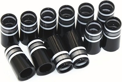12pcs Universal Premium Double White Black Ring Grey Stripes Design Golf Iron 