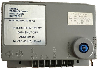 B13707-24 Intermittent Pilot Furnace control ignition module board 1003-300