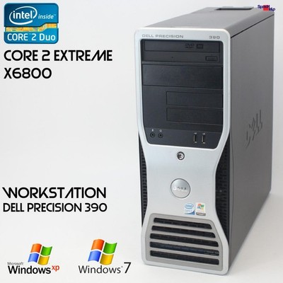 PROFI WORKSTATION DELL PRECISION 390 COMPUTER PC DUAL CORE 2 DUO EXTREME X6800 