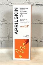 SEALED APRIL SKIN Carrotene IPMP Clearing Solution Acne 0.67 fl oz EXP 09/2027