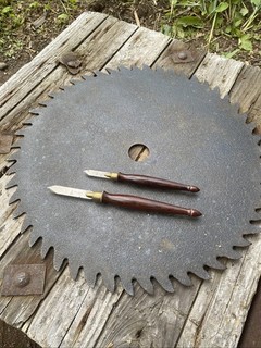 Blue Spruce Toolworks Lot Of 2 Rosewood Marking Knifes EXCELLENT No Reserve