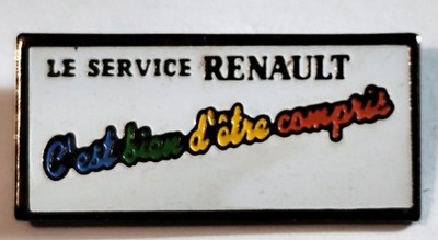 A19 / Pin's Pins Pin Anstecknadel Der Service Renault Es ist gut verstanden K6