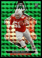 2024 Panini Mosaic Green Prizm Michael Hall Jr. Rookie Cleveland Browns #352