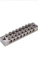 8 Way Earth Mains Block Earthing Connect Terminal Connection Unit Earth Bar