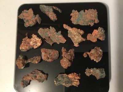 Upper Peninsula Michigan Keweenaw Native Copper Specimens Jewelry Supplies Lot