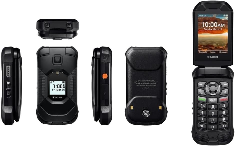 Kyocera DuraXA Equip E4831 Black 16gb Unlocked Verizon AT&T T