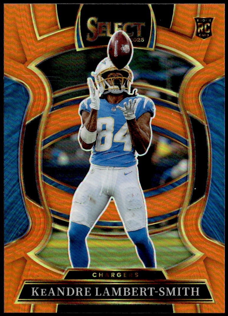 2025 Panini Select #3 KeAndre Lambert-Smith Orange Prizm #/49 Rookie