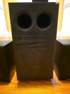 BOSTON ACOUSTICS SUBSAT SIX SUBWOOFER + 2 SATELLITE SPEAKERS