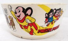 Mighty Mouse Terrytoons Cereal Bowl Vtg 1977 Very Rare