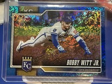 2026 Topps Series 1 Bobby Witt Jr. #205 108/150 Blue Holo Fool Refractor