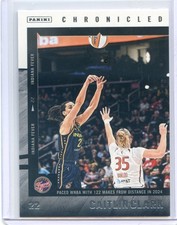2025 Panini Caitlin Clark Chronicled #13 122 3-POINT TERRITORY CARD FEVER