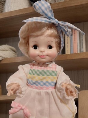 Effanbee 2400 Half Pint Girl Doll 1960 Original Clothes Brown Eyes
