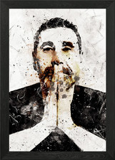 Musician Framed Wall Art Poster Canvas Print Picture