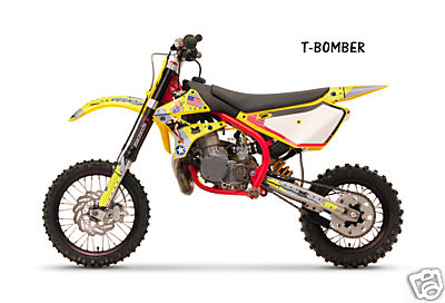 Dirt Bike Graphics Kit decal Sticker Wrap For Cobra CX50 2007-2012 TBOMBER YLLW