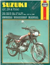 SUZUKI GT50 TS50 TS50ER ZR50X1 ZR50S ZR50SL 1977-89 OWNERS WORKSHOP MANUAL *NEW*