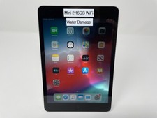 Apple iPad mini 2 16GB, Wi-Fi, 7.9in - Space Gray - Water Damage