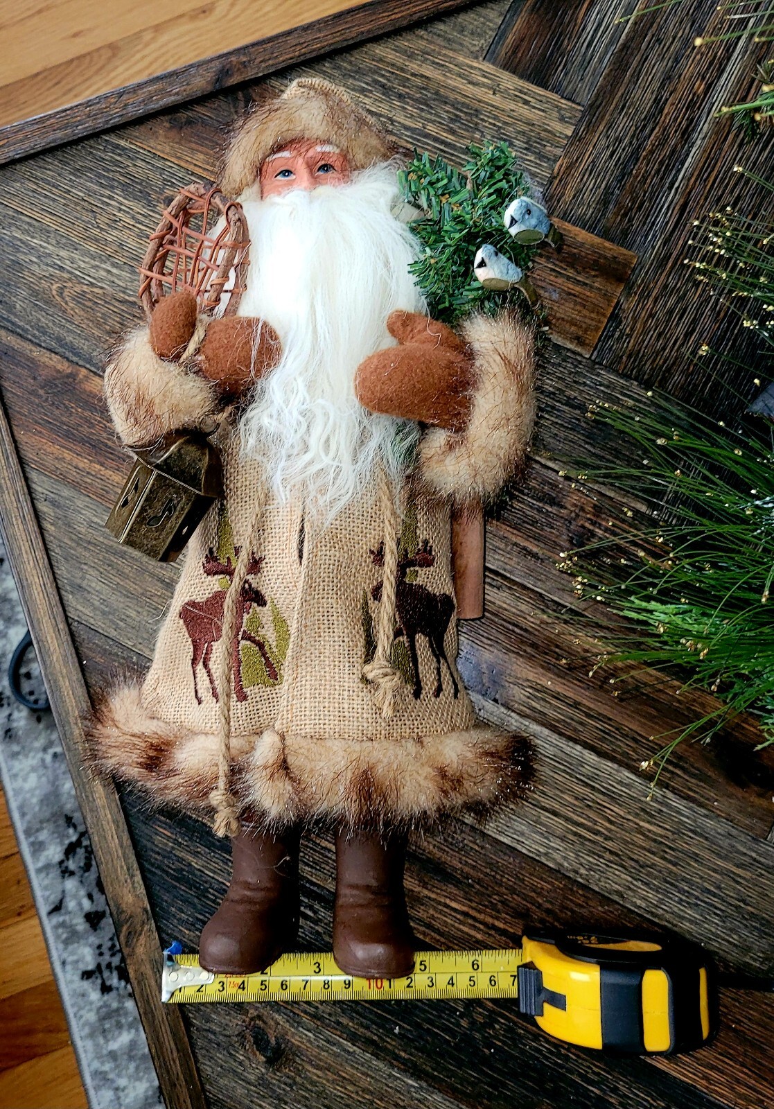 Santa Christmas Statue 17" Tall Vintage eBay