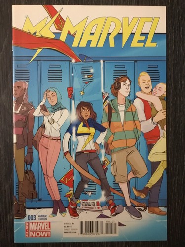 Cómic Ms. Marvel Kamala Khan #3 variante 1:50 incentivo minorista 2014 - Imagen 1 de 2